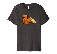 Load image into Gallery viewer, Squirrel & Beer Drinking T-shirt for Animal Lovers
