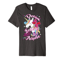 Load image into Gallery viewer, JoJo Siwa Dream Believe Achieve Unicorn Premium T-Shirt