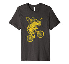Load image into Gallery viewer, SEEMBO Bee On A Bicycle T-Shirt Funny Cycling Bike Gift