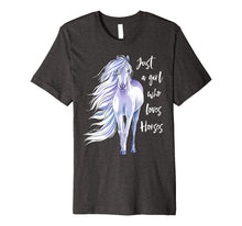 Load image into Gallery viewer, Just A Girl Who Loves Horses Shirt Horse Riding Women Gifts