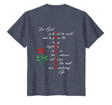 Load image into Gallery viewer, Christian Valentine's John 3:16 For God So Loved the World T-Shirt-1403595