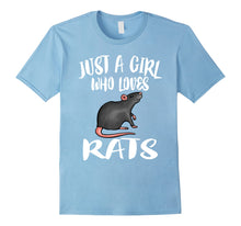 Load image into Gallery viewer, Just A Girl Who Loves Rats Owner Lover Gift T-Shirt