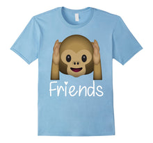 Load image into Gallery viewer, Best Friends Forever T-Shirt For 3 Monkey Emoji #2