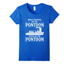 Load image into Gallery viewer, Funny Pontoon Boat T-Shirt Boating Captain Gift Shirt
