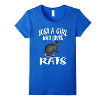 Load image into Gallery viewer, Just A Girl Who Loves Rats Owner Lover Gift T-Shirt