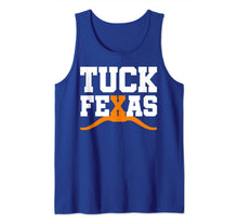 Load image into Gallery viewer, Tuck Fexas Horns Tank Top