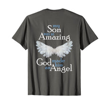 Load image into Gallery viewer, Son Guardian Angel T-Shirt Memorial Gift Amazing Angel Wings