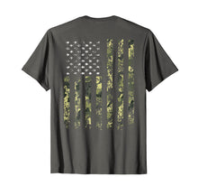 Load image into Gallery viewer, Camo American Flag T shirt
