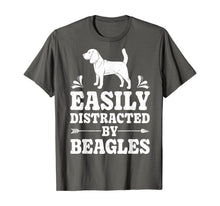Load image into Gallery viewer, Easily Distracted By Beagles Funny Dog Lover Gifts Beagle T-Shirt
