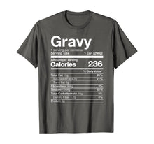 Load image into Gallery viewer, Gravy Nutrition Funny Thanksgiving Food Costume Dark T-Shirt