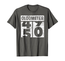 Load image into Gallery viewer, Oldometer Odometer Funny 50th Birthday Gift 50 yrs Old Joke T-Shirt