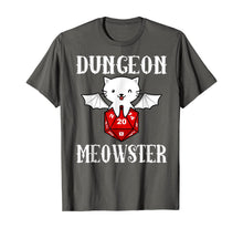 Load image into Gallery viewer, Dungeon Meowster Funny-DnD Gamer-Cat-D20 Gift T-Shirt