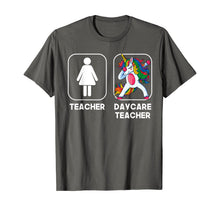 Load image into Gallery viewer, Daycare Teacher Funny Gift Dabbing Unicorn Teacher Women T-Shirt