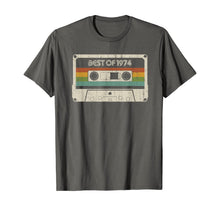 Load image into Gallery viewer, Vintage Best of 1974 45th Birthday Cassette T-Shirt