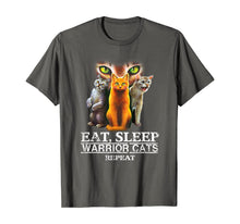 Load image into Gallery viewer, EAT SLEEP WARRIOR CATS REPEAT - CHRISTMAS GIFT FOR CAT LOVER T-Shirt