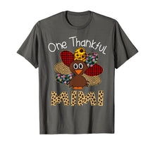 Load image into Gallery viewer, Turkey One Thankful Mimi Grandma Thanksgiving Fall Gift T-Shirt