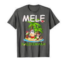 Load image into Gallery viewer, Mele Kalikimaka Santa Claus Merry Xmas Aloha Hawaii Gift T-Shirt