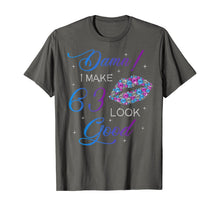 Load image into Gallery viewer, Womens Damn I Make 63 Look Good Purple Lips 63rd Birthday T-Shirt
