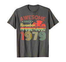 Load image into Gallery viewer, Awesome Since November 1979 40th Birthday Gifts 40 Years Old T-Shirt