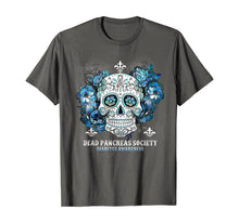 Load image into Gallery viewer, Dead Pancreas Society Diabetes Awareness Sugar Skull Gift T-Shirt