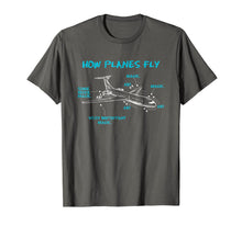 Load image into Gallery viewer, How Planes Fly Funny Aerospace Engineer Engineering T-Shirt-220476