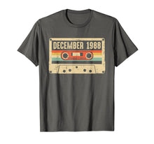 Load image into Gallery viewer, Vintage December 1988 31st birthday Gift Retro Cassette Tape T-Shirt