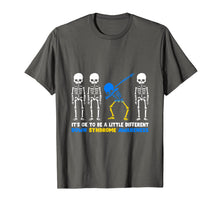 Load image into Gallery viewer, Down Syndrome Skeleton costume halloween Gifts trisomy Tee T-Shirt