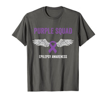 Load image into Gallery viewer, Epilepsy awareness purple ribbon - epilepsy awareness month T-Shirt