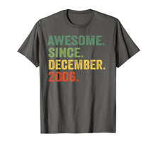 Load image into Gallery viewer, Awesome Since December 2006 13th Birthday 13 Yrs Old T-Shirt