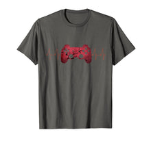 Load image into Gallery viewer, Gamer Heartbeat Video Games Gaming Gift Boys Teens T-Shirt-446098