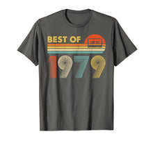 Load image into Gallery viewer, Happy 40th Birthday Vintage Since 1979 T-Shirt 70s Retro T-Shirt