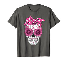 Load image into Gallery viewer, Pink Sugar Turban Skull Breast Cancer Awareness Gifts T-Shirt