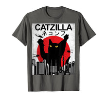Load image into Gallery viewer, Vintage Catzilla - Japanese Cat Style - Retro Sunset Kitten T-Shirt