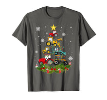 Load image into Gallery viewer, Tractor Christmas Tree gift Holiday Tractor funny xmas Gift T-Shirt