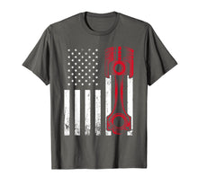 Load image into Gallery viewer, Car Enthusiast - American Flag Piston Muscle Car Gift T-Shirt-2389253