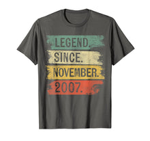 Load image into Gallery viewer, Legend Since November 2007 12 Year Old 12th Birthday Gifts T-Shirt