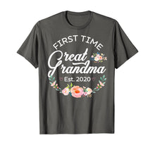 Load image into Gallery viewer, Womens Promoted to Great Grandma Est 2020 First Time Gift T-Shirt-360286