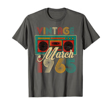 Load image into Gallery viewer, March 1965 Limited Edition Vintage Gifts 55th Birthday T-Shirt-407294