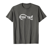 Load image into Gallery viewer, Fish On T-shirt Fishing Lovers T-shirt