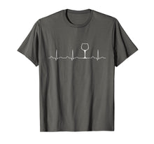 Load image into Gallery viewer, Wine Heartbeat Shirt ,Funny Cute Wine Glass Lover Gift