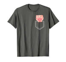 Load image into Gallery viewer, Cute Pig Pocket Shirt Funny Gift for Women Girls T-Shirt