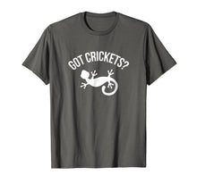 Load image into Gallery viewer, Crested Gecko shirt Got Crickets T shirt.