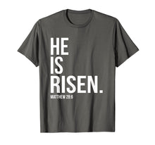 Load image into Gallery viewer, He Is Risen Shirt - Bible Scripture Verse Christian T-Shirts