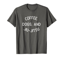 Load image into Gallery viewer, Coffee Dogs Jiu Jitsu Shirt for BJJ, Jujitsu Gift