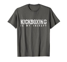 Load image into Gallery viewer, Kickboxing Therapy T-Shirt Boxing Tshirt Material Arts Gift