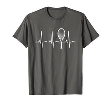 Load image into Gallery viewer, Tennis Heartbeat Shirt Best Tennis Gift Tee for Players Fans