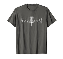 Load image into Gallery viewer, Heartbeat Disc Golf tee - Disc Golf Basket t-shirt