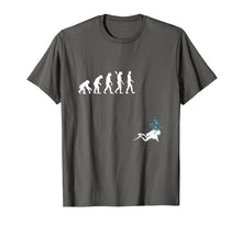 Load image into Gallery viewer, Evolution of Man Funny Scuba Diving T-Shirt