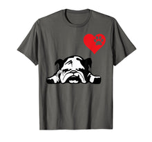 Load image into Gallery viewer, English Bulldog TShirt I LOVE MY ENGLISH BULLDOG DOG