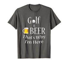 Load image into Gallery viewer, Golf and Beer Joke Dad T-Shirt Funny Fathers Day Gift